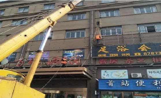 抚州安装较高的门店招牌有什么好的方法？